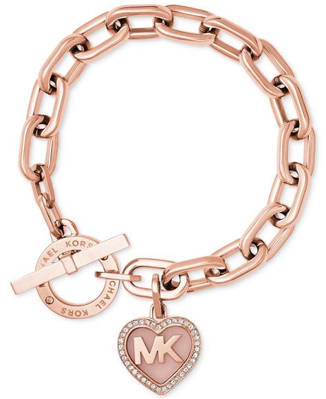 michael kors armband rose guld|michael kors bracelet macy's.